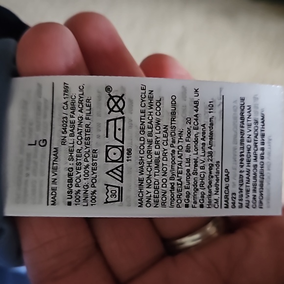 Mens GAP Vest Navy Blue (L) - Picture 6 of 6